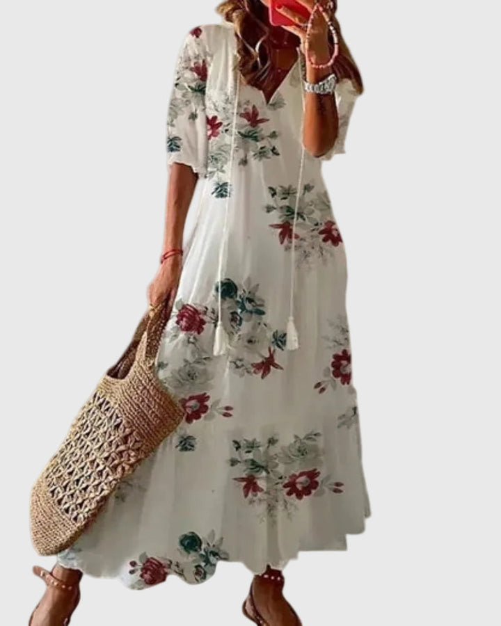 Sofia | Vestido Maxi Bohemio Vintage de Verano