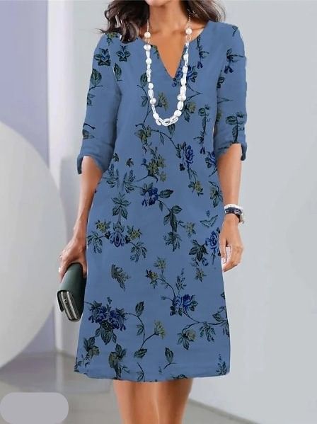Eleanor | Vestido floral con capas