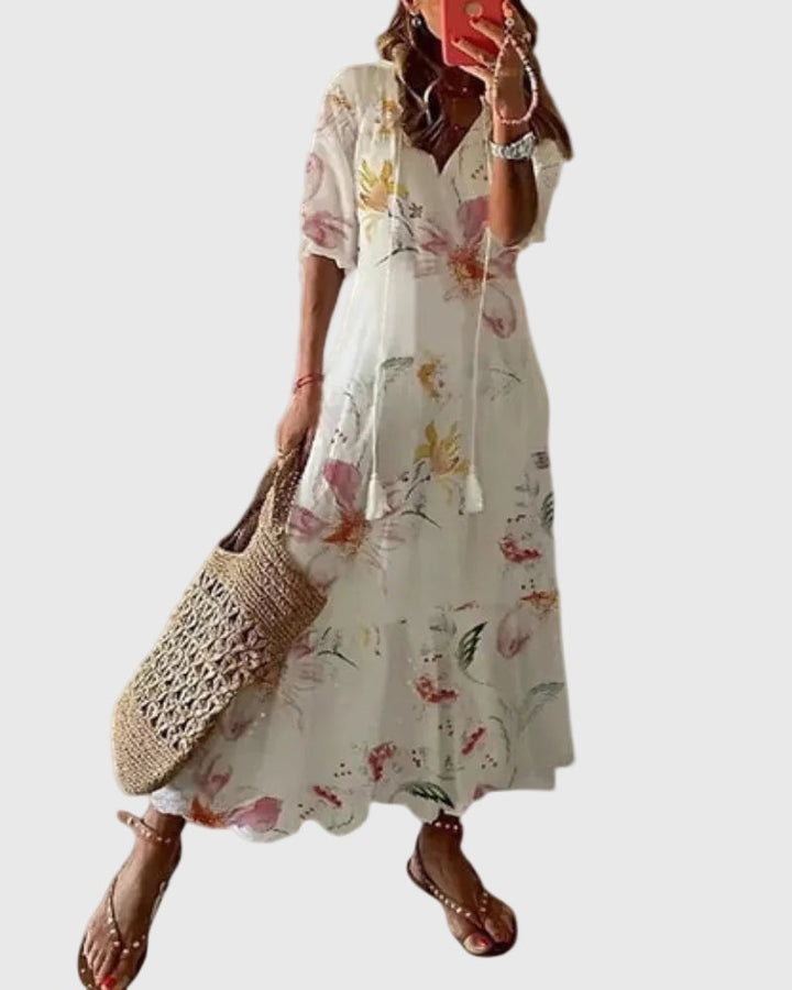 Sofia | Vestido Maxi Bohemio Vintage de Verano