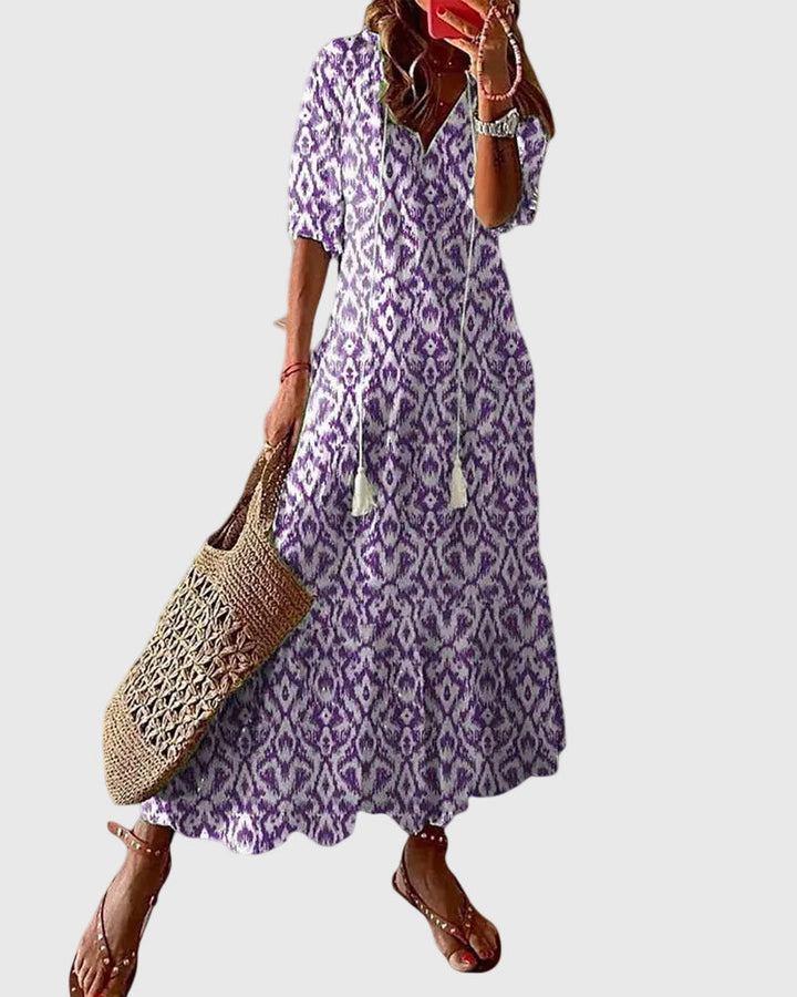 Sofia | Vestido Maxi Bohemio Vintage de Verano