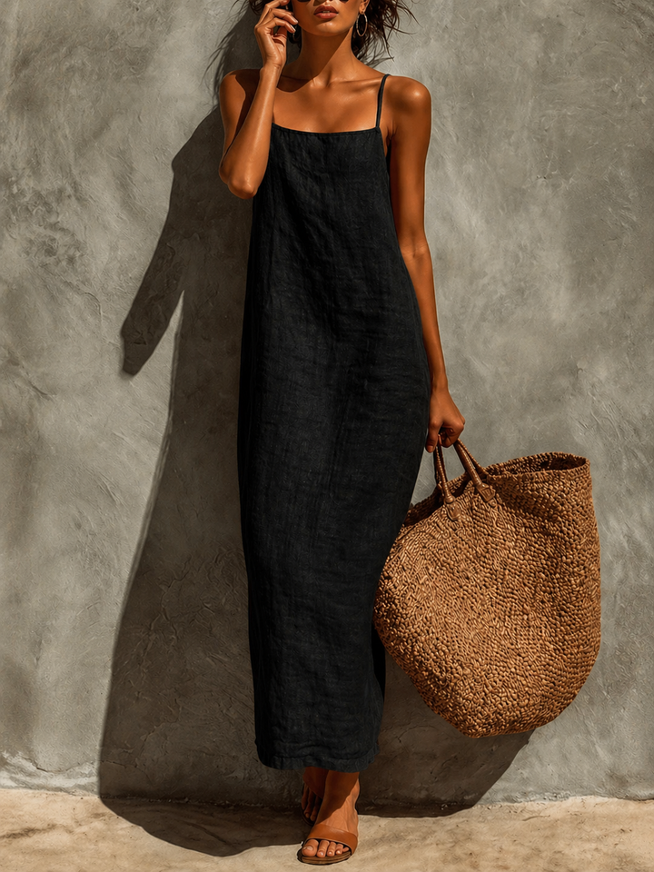 Lina | Vestido boho fluido de algodón
