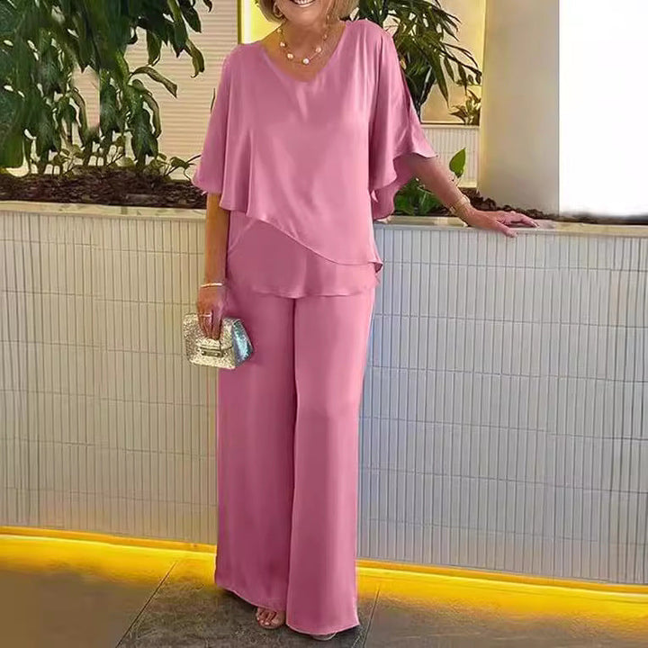 Martha - Conjunto cómodo con pernera ancha