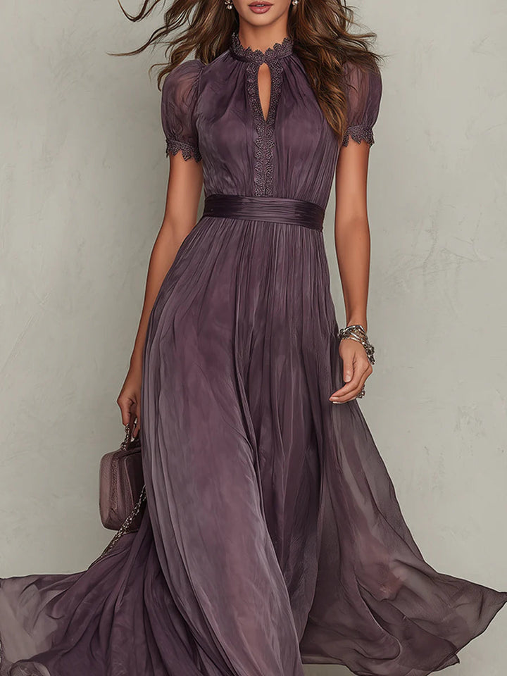 Martina | Vestido elegante de chiffon fluido