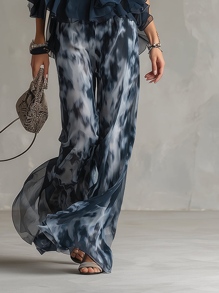 Carlota | Conjunto elegante de tela ligera con caída fluida
