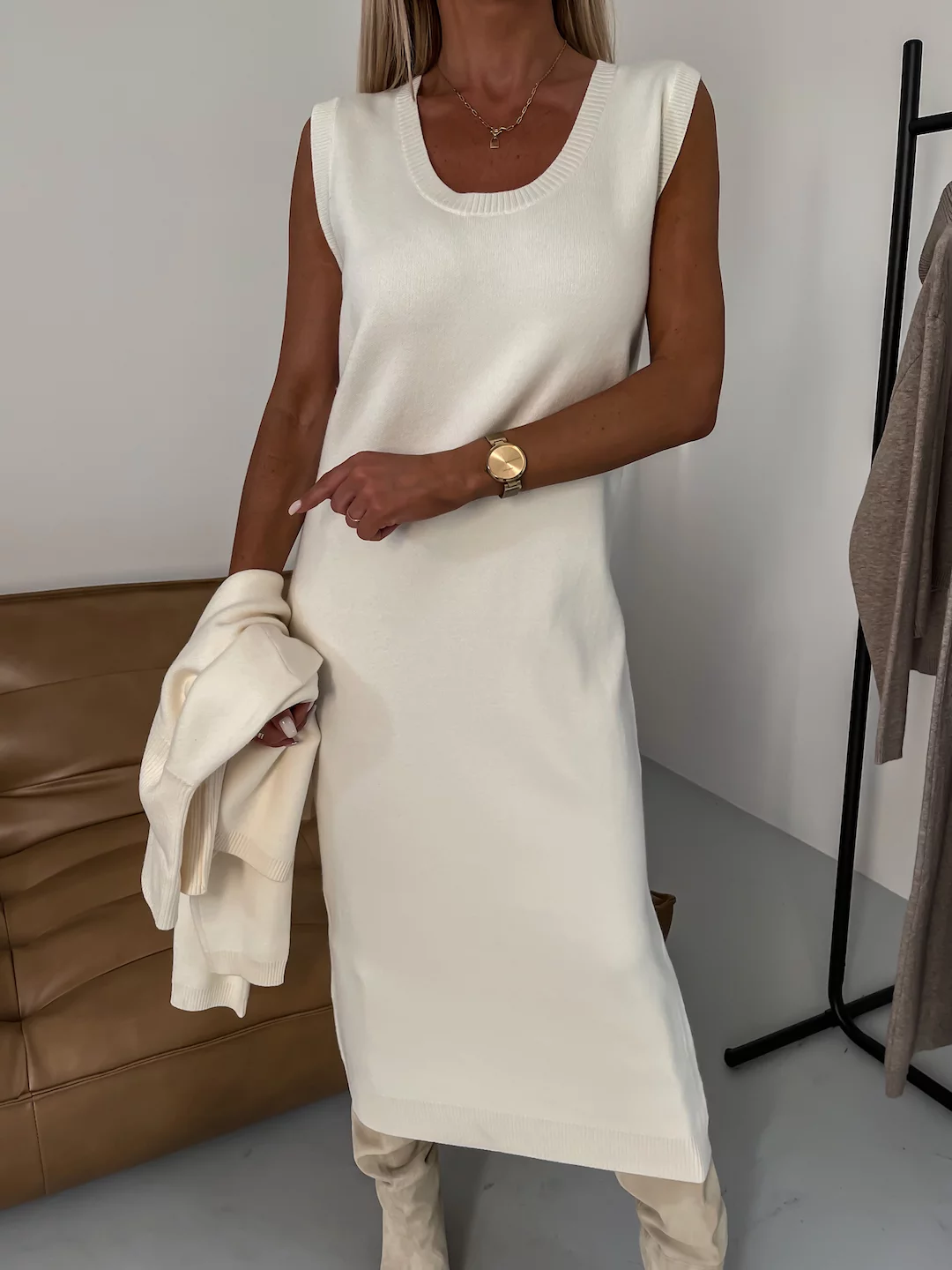 Alba | Conjunto vestido de punto