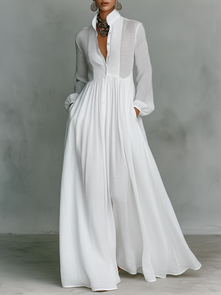 Rebeca | Vestido largo minimalista